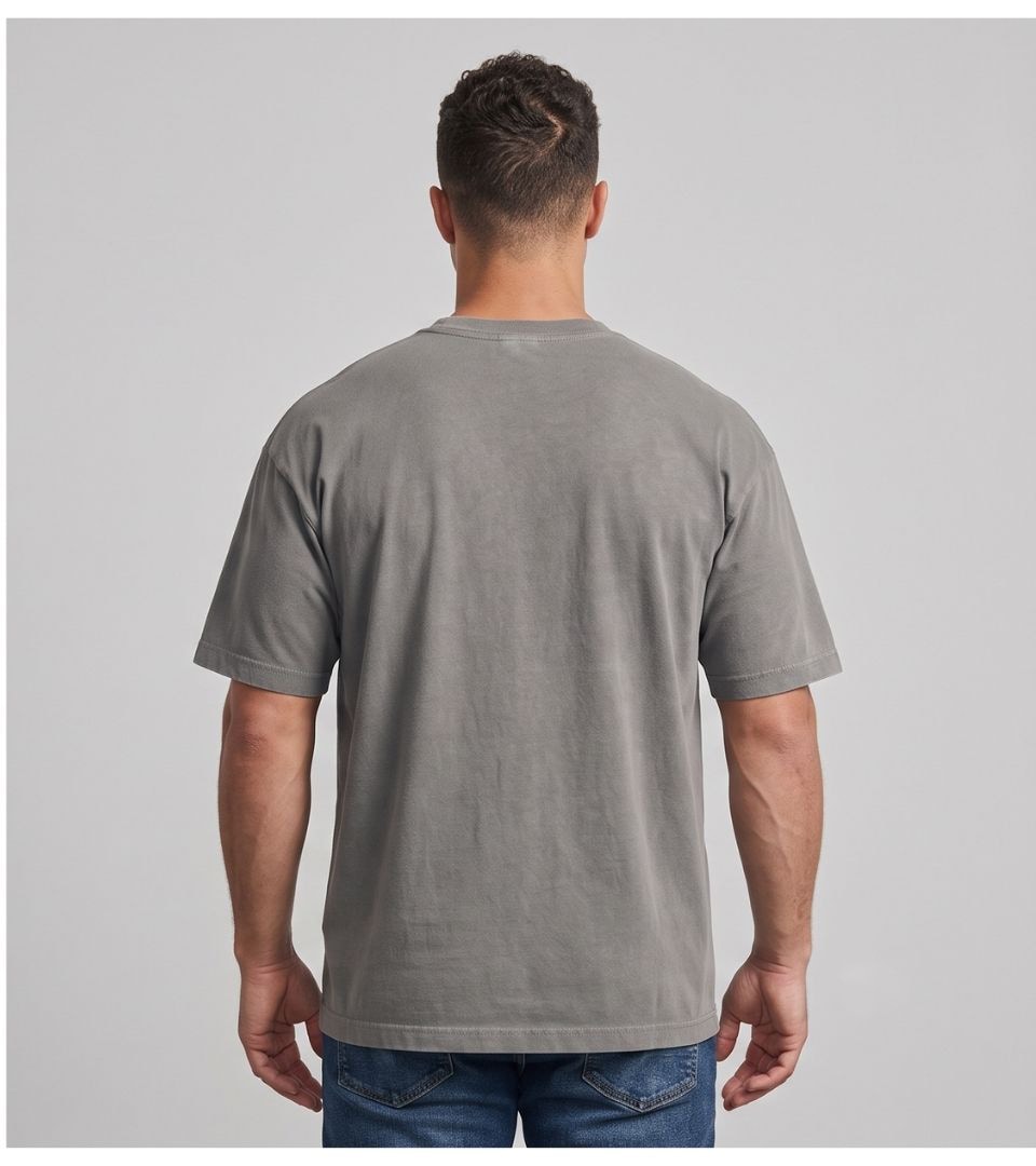 SYPHER VOLUME Tee — Ash Heather - Back View