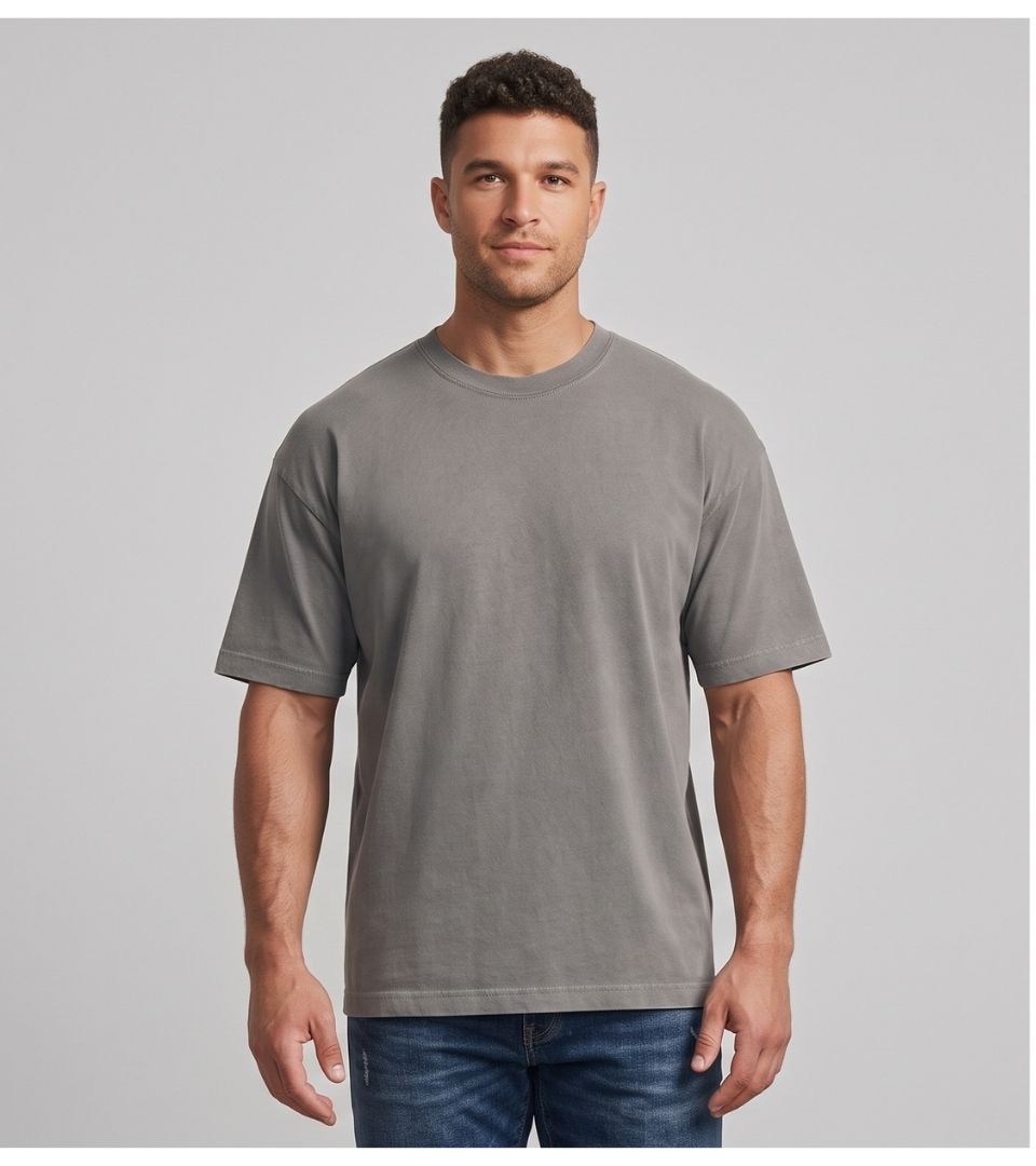 SYPHER VOLUME Tee — Ash Heather - Front View