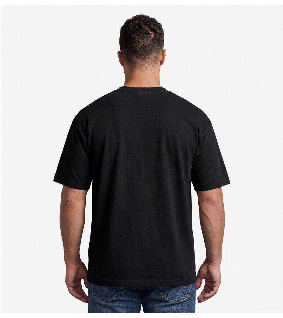 SYPHER VOLUME Tee — Washed Charcoal - Back View